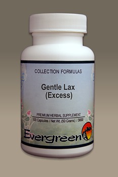 C3243 Evergreen Herbs Gentle Lax (Excess) Capsules 100 count Homeopathy Holistic Healthcare Natural Medicine Center Lakeland Central Florida