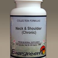 C3521 Evergreen Herbs Neck and Shoulder (Chronic) Capsules 100 count Homeopathy Holistic Healthcare Natural Medicine Center Lakeland Central Florida