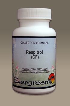 C3687 Evergreen Herbs Respitrol (CF) Capsules 100 count Homeopathy Holistic Healthcare Natural Medicine Center Lakeland Central Florida